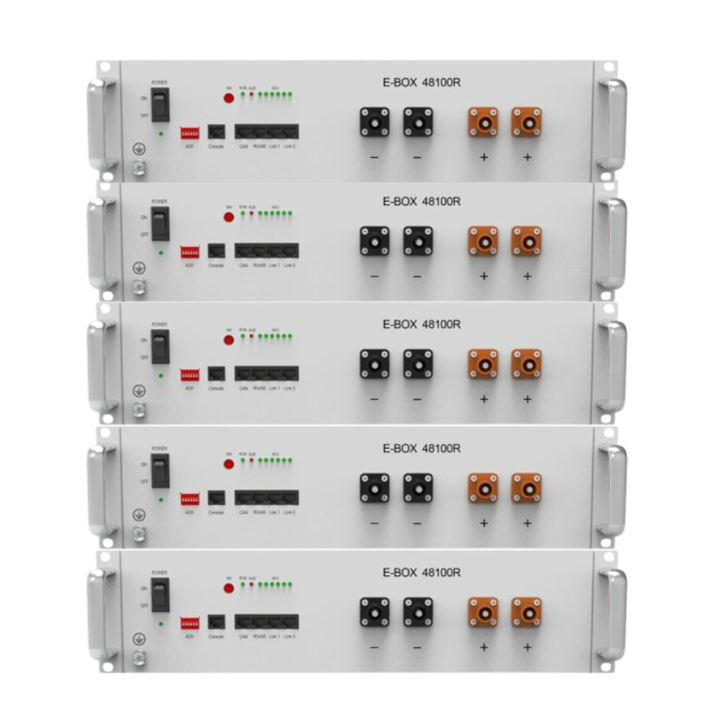 5X Acumulator Solar 100Ah 51V 5.1kWh LiFePO4 Pytes E-Box 48100R-C [1]