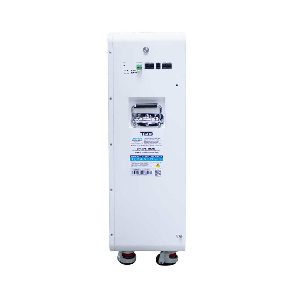 Acumulator LiFePo4 51.2V 200Ah, Putere 10.24kW, Dimensiuni 745 x 415 x 235 mm Montaj Perete sau Podea, BMS, Wi-Fi, Bluetooth, LCD, M8 [2]