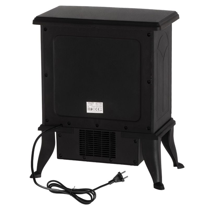 Semineu electric compact 1800W, sticla securizata, ceramica, efect flacara 3D [6]