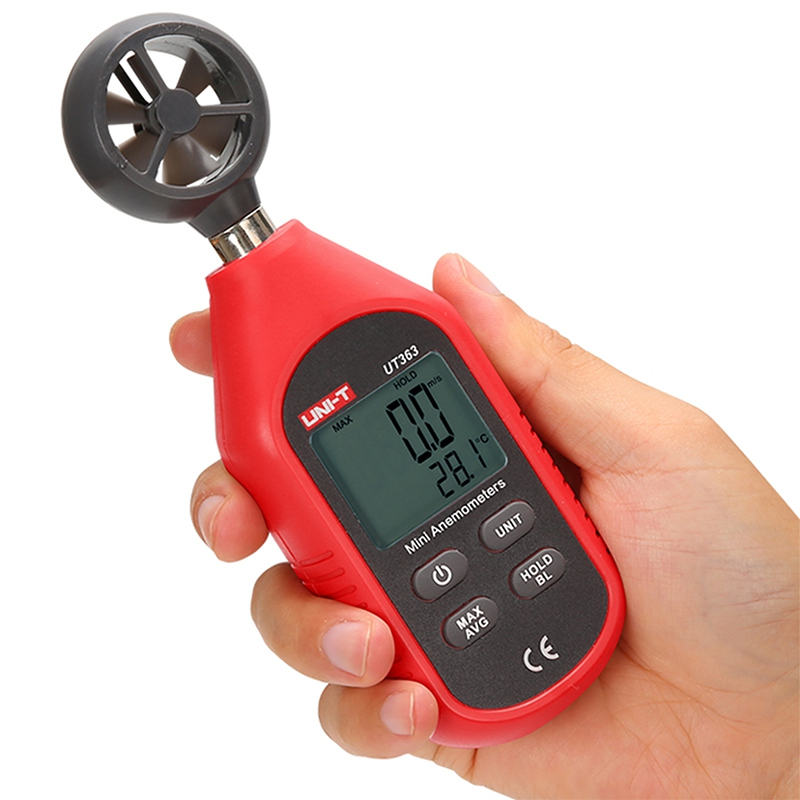 Anemometru Digital Uni-T UT363, Viteza Vant 0-30m/s, Temperatura, Scala Beaufort, MAX/AVG [8]