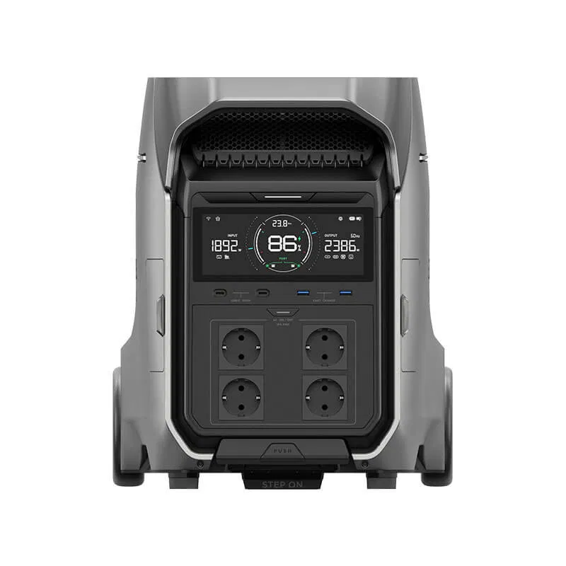 Kit Generator Solar Portabil EcoFlow Delta Pro 3 4000W 4096Wh cu panou 400W [3]