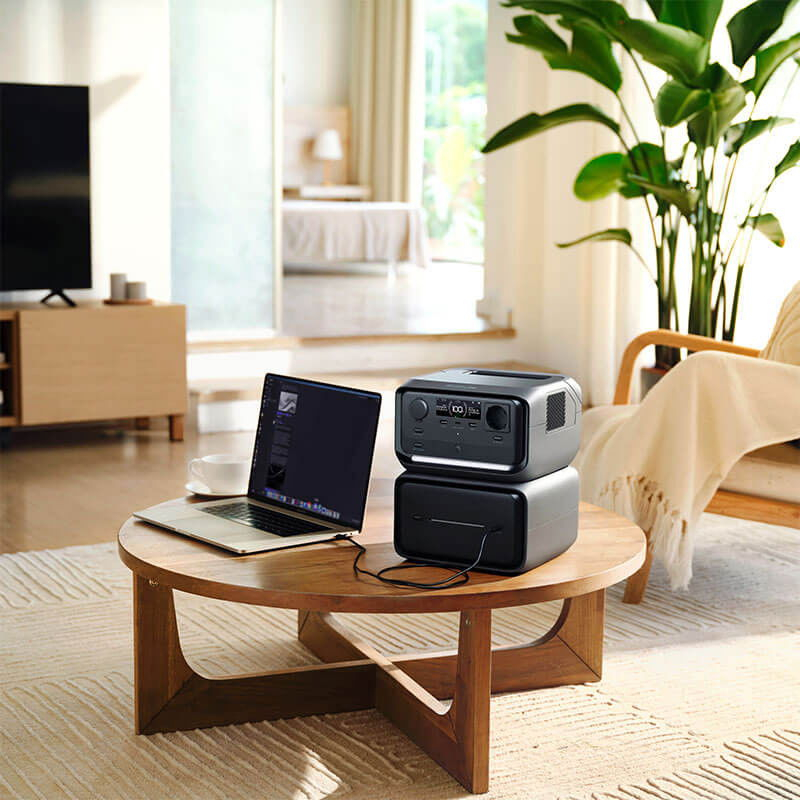 Baterie suplimentara EcoFlow River 3 Plus EB600, 572Wh, Negru [10]