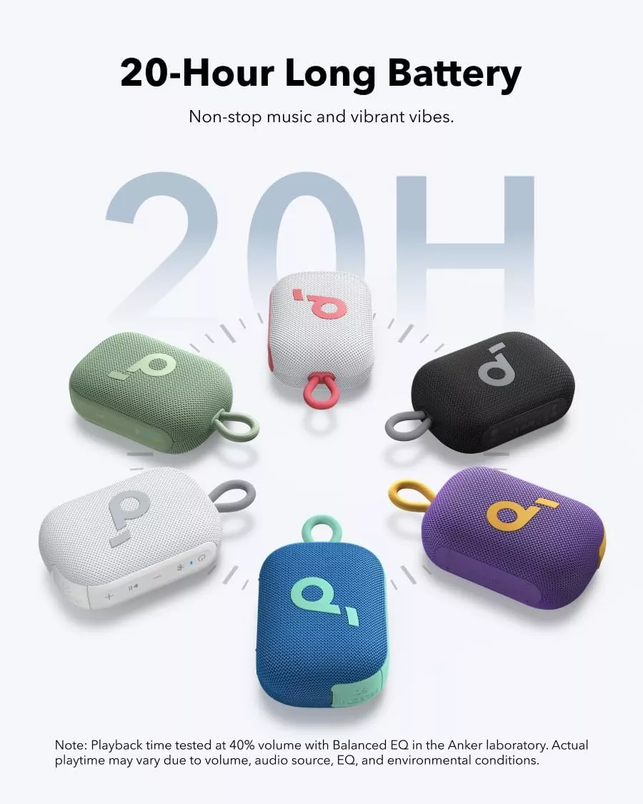 Boxa portabila Anker SoundCore 4 Go, 5W, IP67, Autonomie 20 de ore [3]