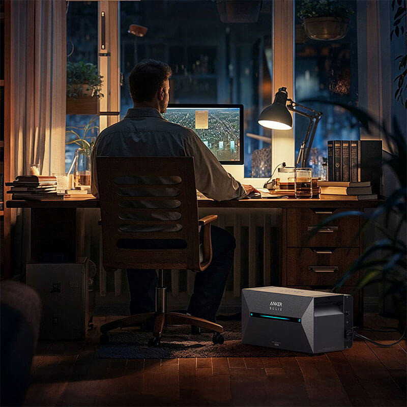 Centrala fotovoltaica Anker Solix Solarbank 2 E1600 Pro – sistem Plug&Play DIY cu stocare, conversie si management inteligent al energiei, 1600Wh, 2400W [10]