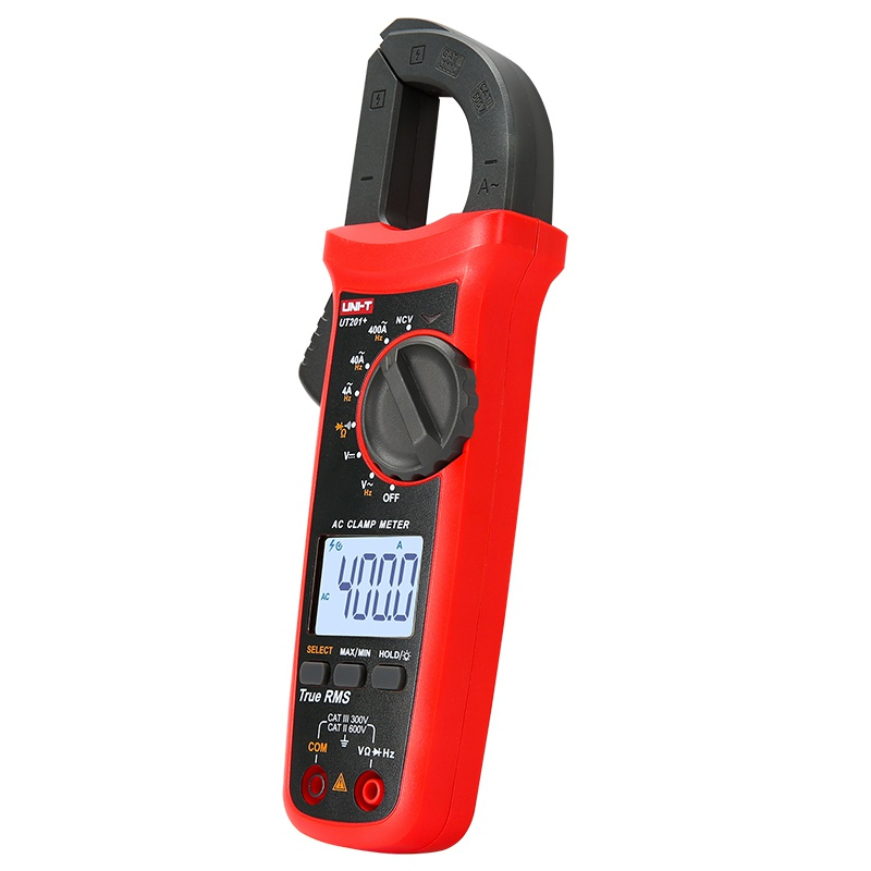 Clampmetru Digital Uni-T UT201, True RMS, Autoscalare, 600A AC, Tensiune DC/AC 600V, Rezistenta, Testare Diode [3]