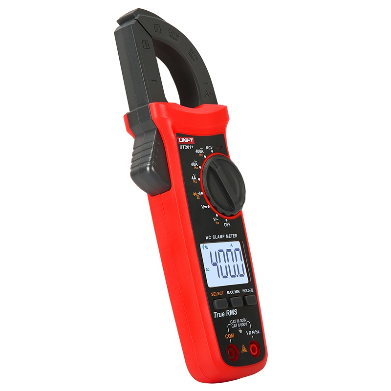 Clampmetru Digital Uni-T UT201, True RMS, Autoscalare, 600A AC, Tensiune DC/AC 600V, Rezistenta, Testare Diode [4]