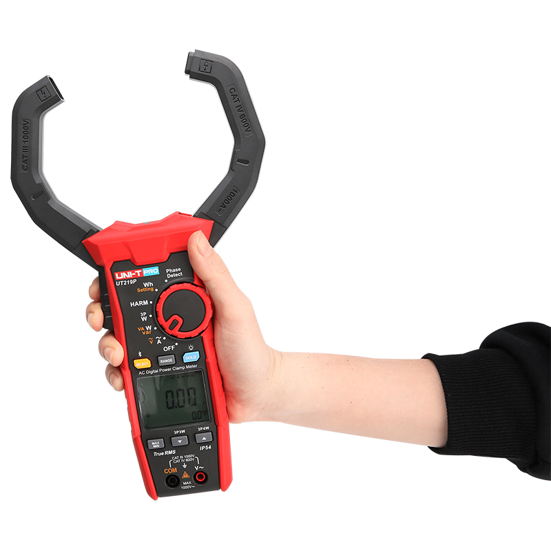 Clampmetru Digital Uni-T UT219P, True RMS, Frecventa 10MHz, 600A AC, IP54, LoZ, CAT III 600V, Autoscalare [6]