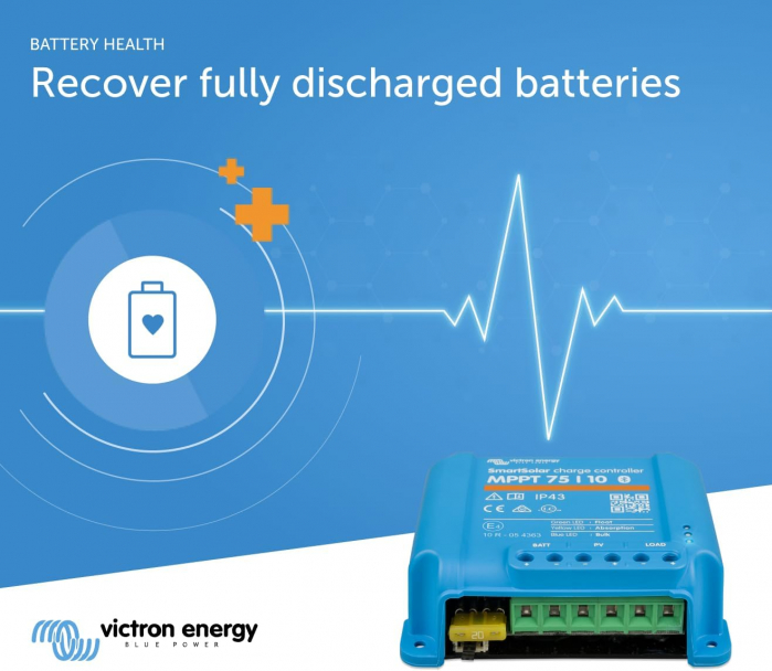 Controler Solar 12V 24V 10A Victron Energy Smartsolar Mppt 75/10 Scc075010060R [6]