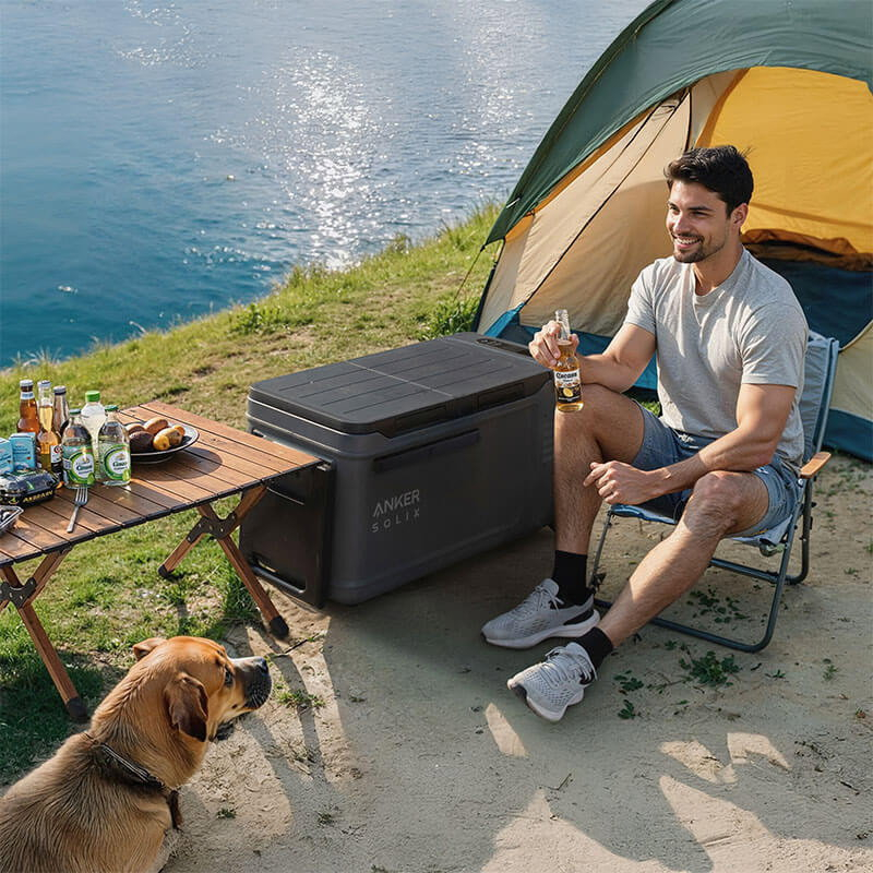 Frigider portabil Anker Solix EverFrost 2 Powered Cooler 58L, cu baterie inclusa Gri [20]