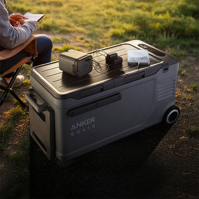 Frigider portabil Anker Solix EverFrost 2 Powered Cooler 58L, cu baterie inclusa Gri [24]