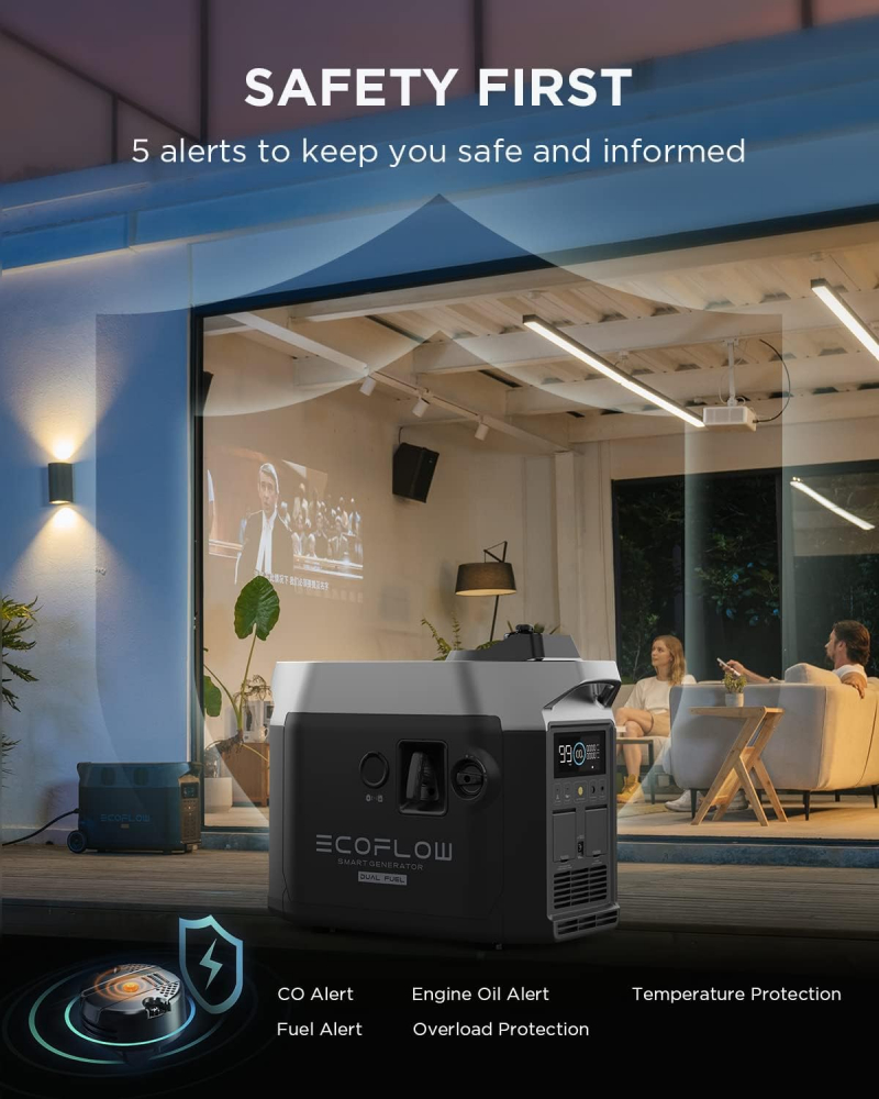 Ecoflow Generator Smart Dual Benzina & Gpl 5400 Wh 1800W [9]