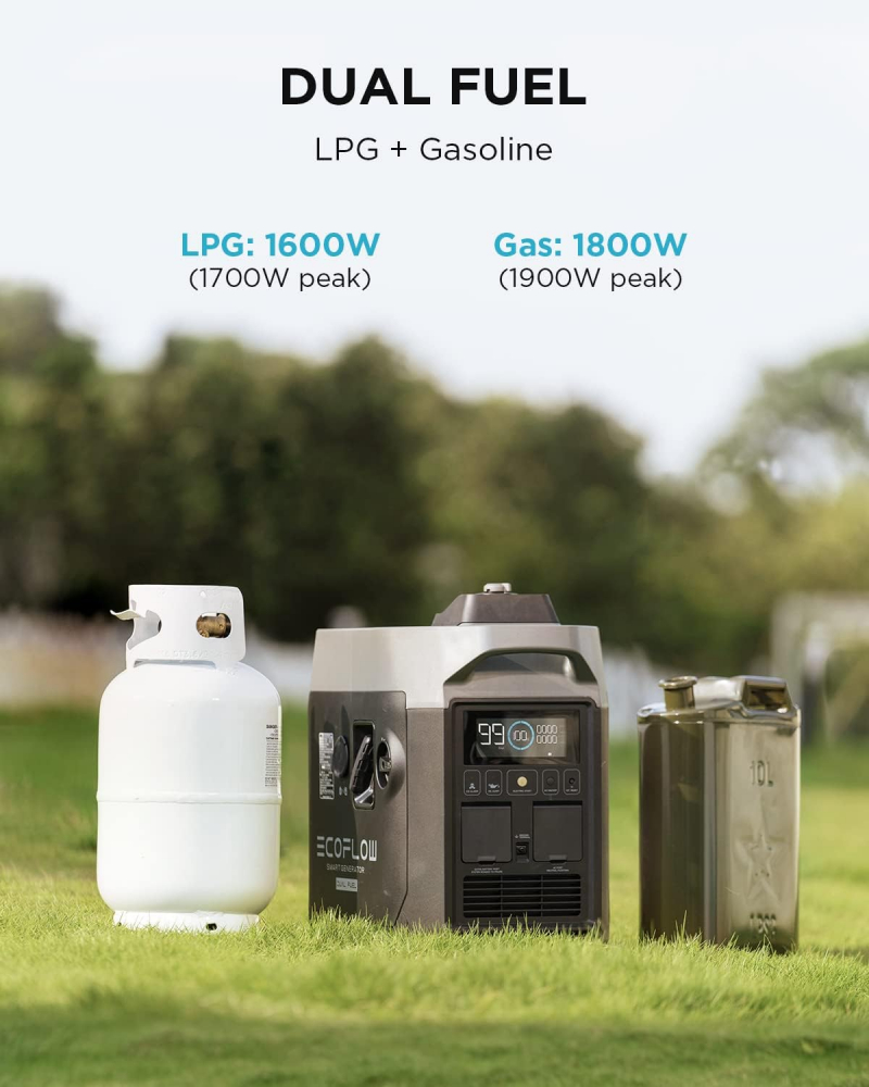 Ecoflow Generator Smart Dual Benzina & Gpl 5400 Wh 1800W [7]