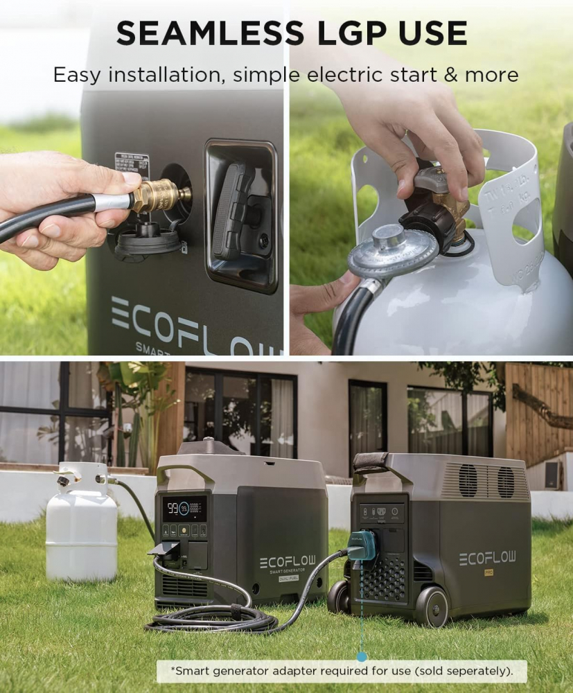 Ecoflow Generator Smart Dual Benzina & Gpl 5400 Wh 1800W [13]