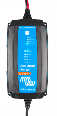 Incarcator Acumulatori 12V 15A Cu Bluetooth, Victron Energy Blue Smart Ip65 Charger 12/15 + Dc Connector [2]
