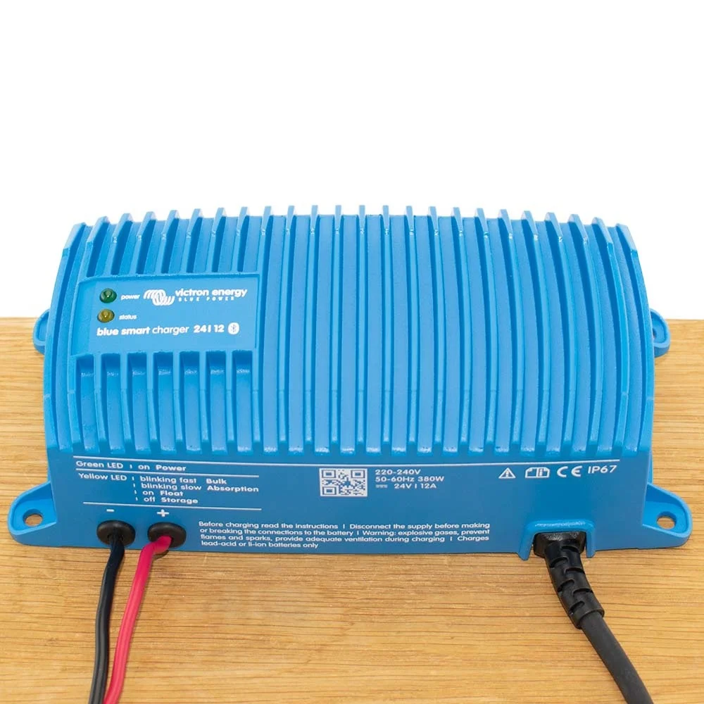 Incarcator Smart Baterie, 24V 12A, Plumb, Gel, Agm, Lithiu, Victron Energy Blue Smart Ip67 Charger 24/12 (1) [3]