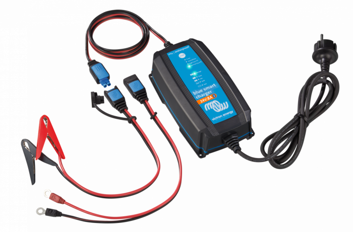 Incarcator Smart Baterie, 24V 8A, Plumb, Gel, Agm, Lithium, Victron Energy Blue Smart Ip65 Charger 24/8 + Dc Connector [2]