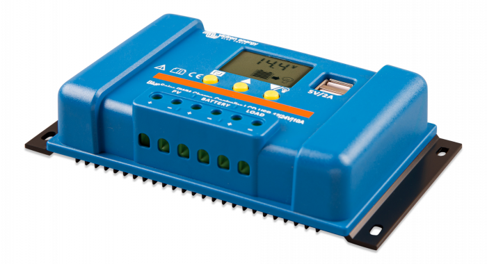 Controler Solar PWM 12V/24V 10A Victron Energy Bluesolar cu LCD si USB [3]