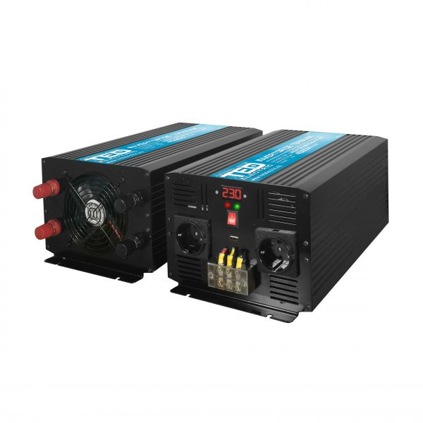 Invertor sinus pur 4000W 12V 230V, pentru auto, panouri solare, rulota, casa si cabana [3]