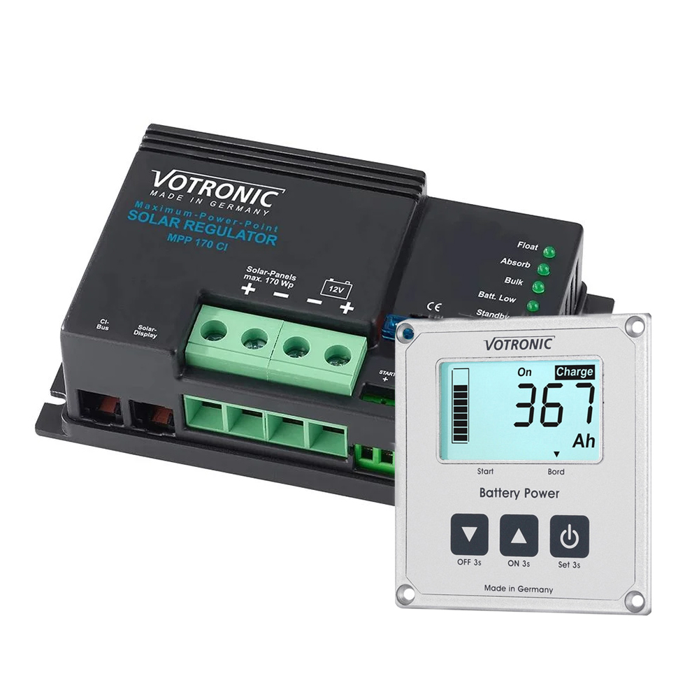 Kit fotovoltaic pentru rulota 120W, 12V, panou Sunpower SP-Ultra >21%, regulator Votronic MPP 170 CI compatibil EBL, ideal pentru autorulote si campervan-uri [4]