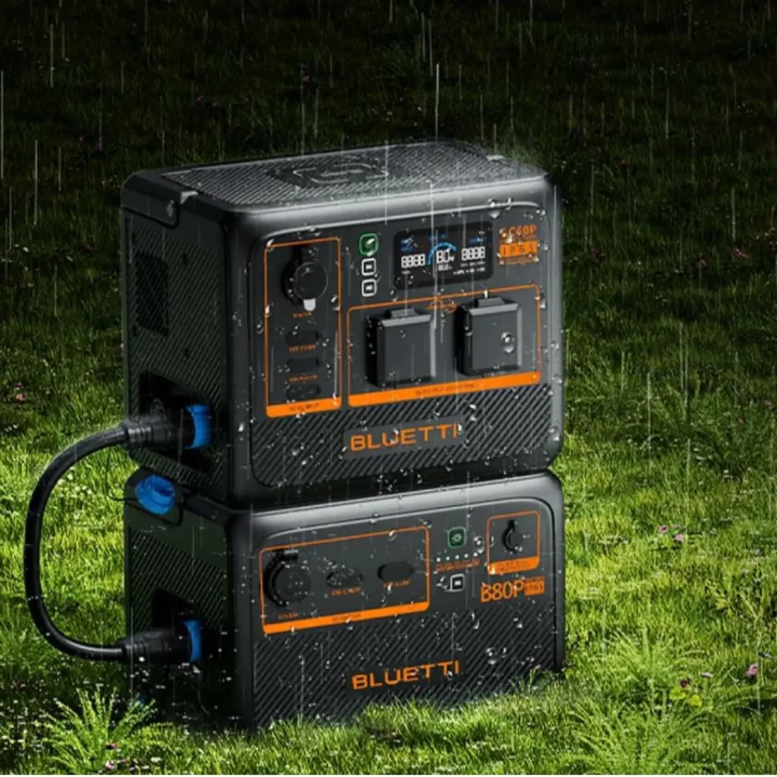 Kit Generator Solar Portabil 600W 1310Wh, Bluetti AC60P + B80P + panou 200W [21]