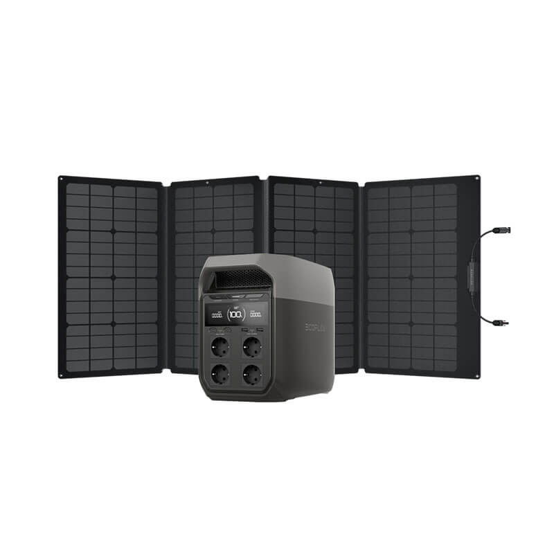 Kit Generator Solar Portabil 1024Wh 1800W EcoFlow Delta 3 + panou 160W [3]