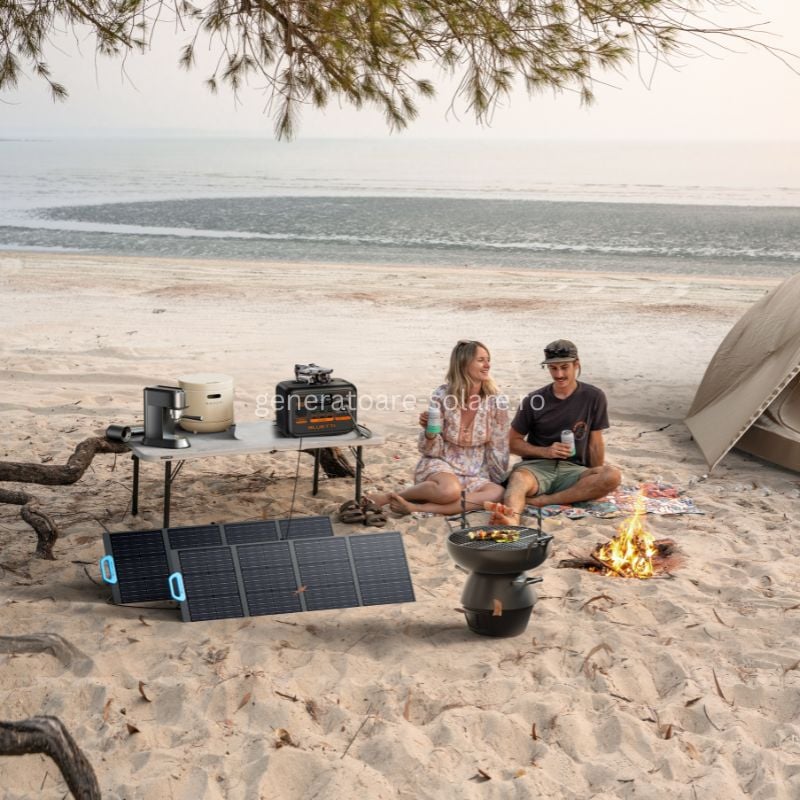 Kit Generator Solar Portabil 230.4Wh 300W, Bluetti AC2P + panou 200W [18]