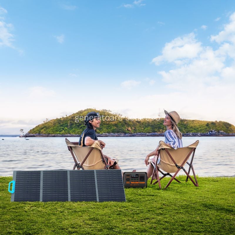 Kit Generator Solar Portabil 230.4Wh 300W, Bluetti AC2P + panou 200W [17]