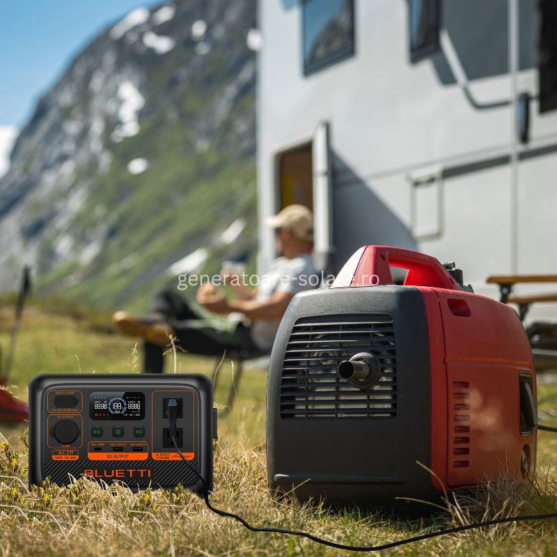 Kit Generator Solar Portabil 230.4Wh 300W, Bluetti AC2P + panou 200W [16]