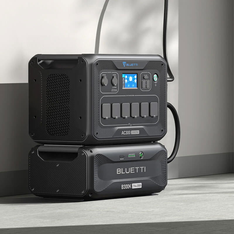 Kit Generator Solar Portabil 3000W 8294.4Wh Bluetti AC300 + B300K + panou 3 x 400W [6]