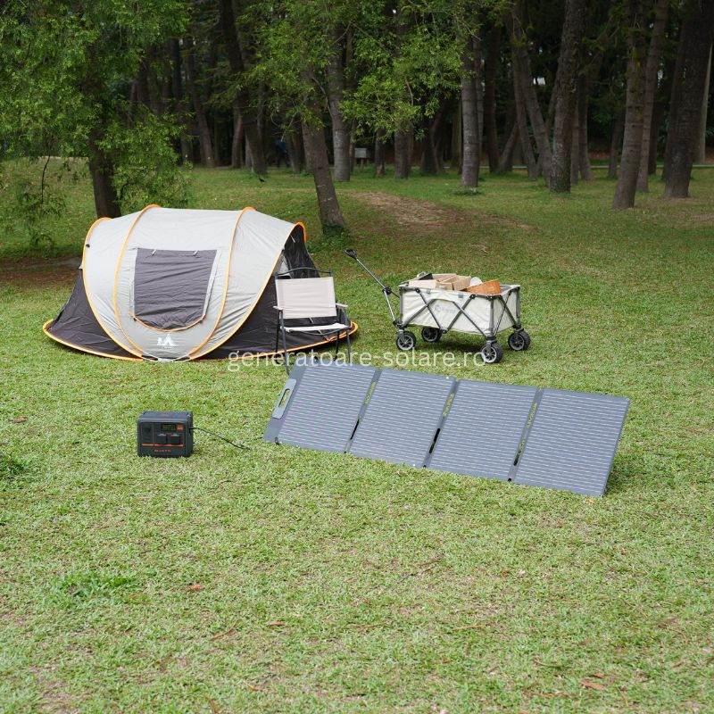 Kit Generator Solar Portabil 600W 504Wh, Bluetti AC60P + panou 200W Bluetti [23]