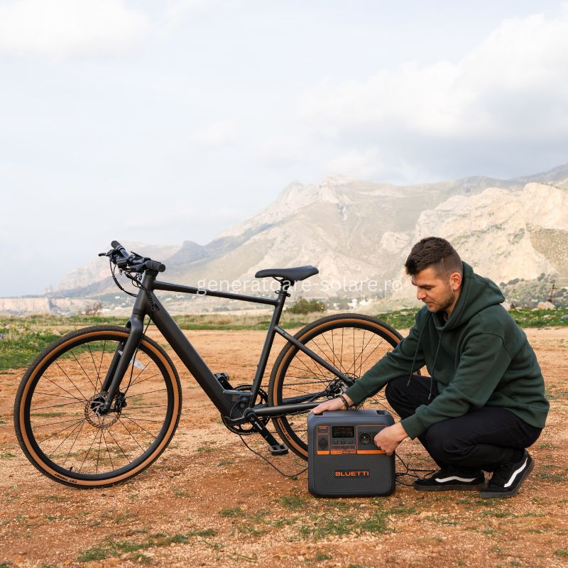 Kit Generator Solar Portabil Bluetti AC180P 1800W 1440Wh LifePO4 cu 2 x panou 200W [20]