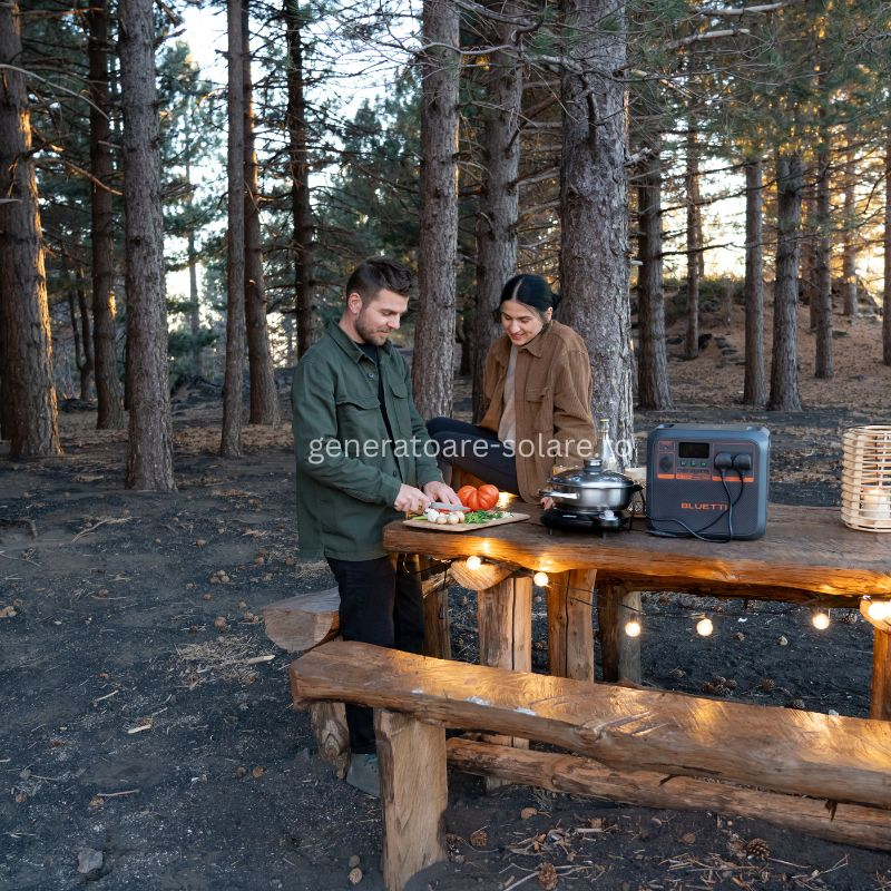 Kit Generator Solar Portabil Bluetti AC180P 1800W 1440Wh LifePO4 cu 3 x panou 200W [23]