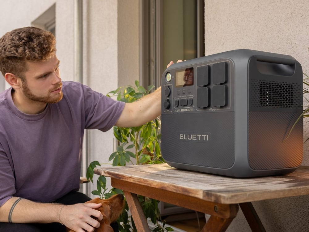 Kit Generator Solar Portabil Bluetti Poweroak 2200W 2048Wh Ac200Max + 3 X PV350 [9]