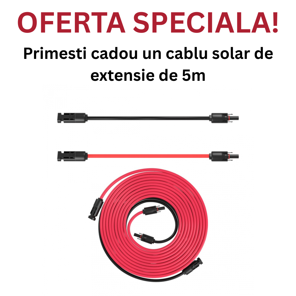 Kit Generator Solar Portabil Bluetti Poweroak 2200W 2048Wh Ac200Max + Panou 350W PV350 [2]