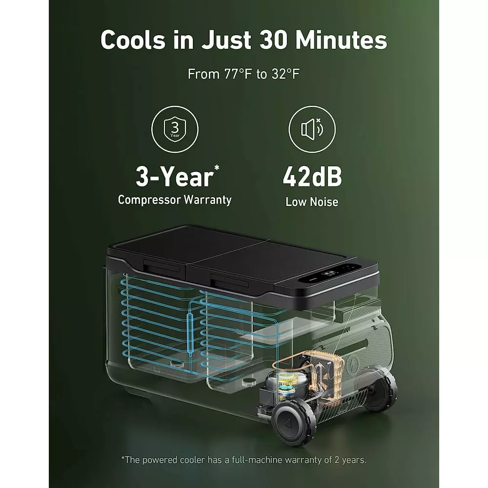 Lada frigorifica portabila 53L, 299Wh, Anker Everfrost Powered Cooler 50 [16]