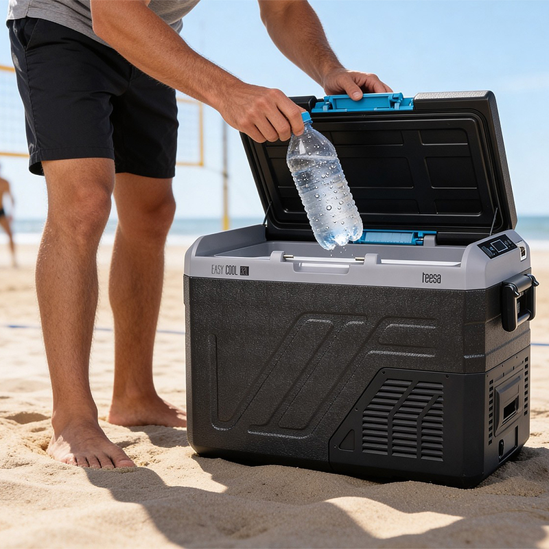 Lada frigorifica profesionala, 32 l, Panou tactil, Porturi USB-A, USB-C, Alimentare DC 12/24 V si adaptor 220 V [13]