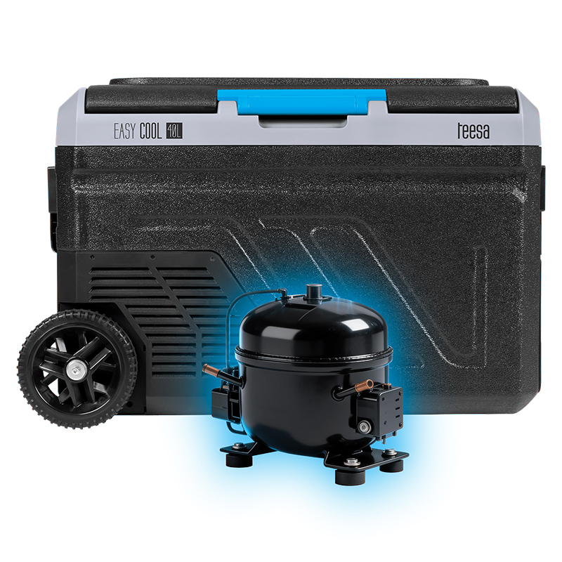 Lada frigorifica profesionala cu compresor, Troller, 40 l, Panou tactil, Porturi USB-A, USB-C, Alimentare DC 12/24 V si adaptor 220 V [6]