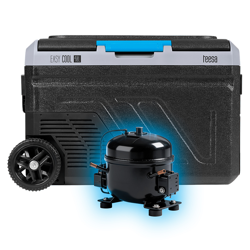 Lada frigorifica profesionala cu compresor, Troller, 40 l, Panou tactil, Porturi USB-A, USB-C, Alimentare DC 12/24 V si adaptor 220 V, aplicatie Smart [4]