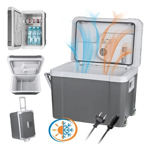 Lada frigorifica Troller TEESA TSA5006.1, racire-incalzire 35L, alimentare bricheta auto 12V, priza 230V, clasa energetica E, Gri [12]