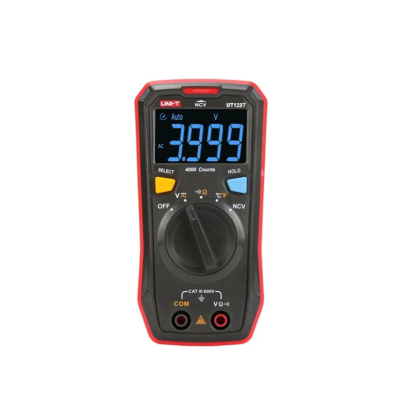 Multimetru Digital Uni-T UT123T, Temperatura 1000°C, Frecventa, Compact Buzunar, NCV, Testare Diode, Iluminare [2]