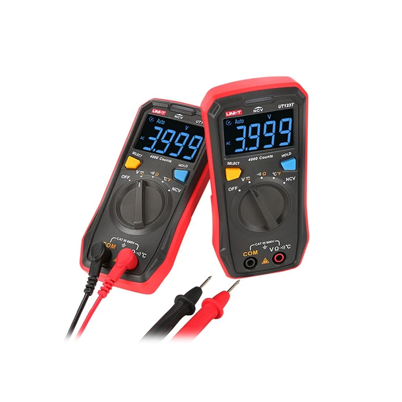 Multimetru Digital Uni-T UT123T, Temperatura 1000°C, Frecventa, Compact Buzunar, NCV, Testare Diode, Iluminare [5]