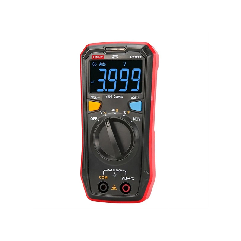 Multimetru Digital Uni-T UT123T, Temperatura 1000°C, Frecventa, Compact Buzunar, NCV, Testare Diode, Iluminare [3]