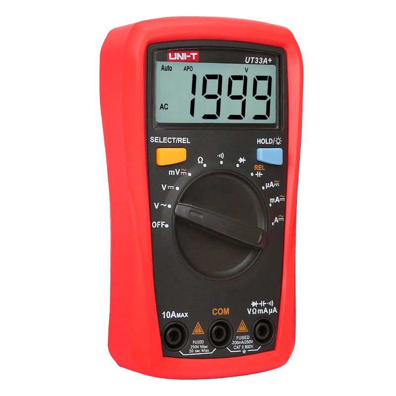 Multimetru Digital Uni-T UT33A+, Capacitate 2mF, Autoscalare, Testare Diode, Buzzer, Iluminare Automata, Compact [4]