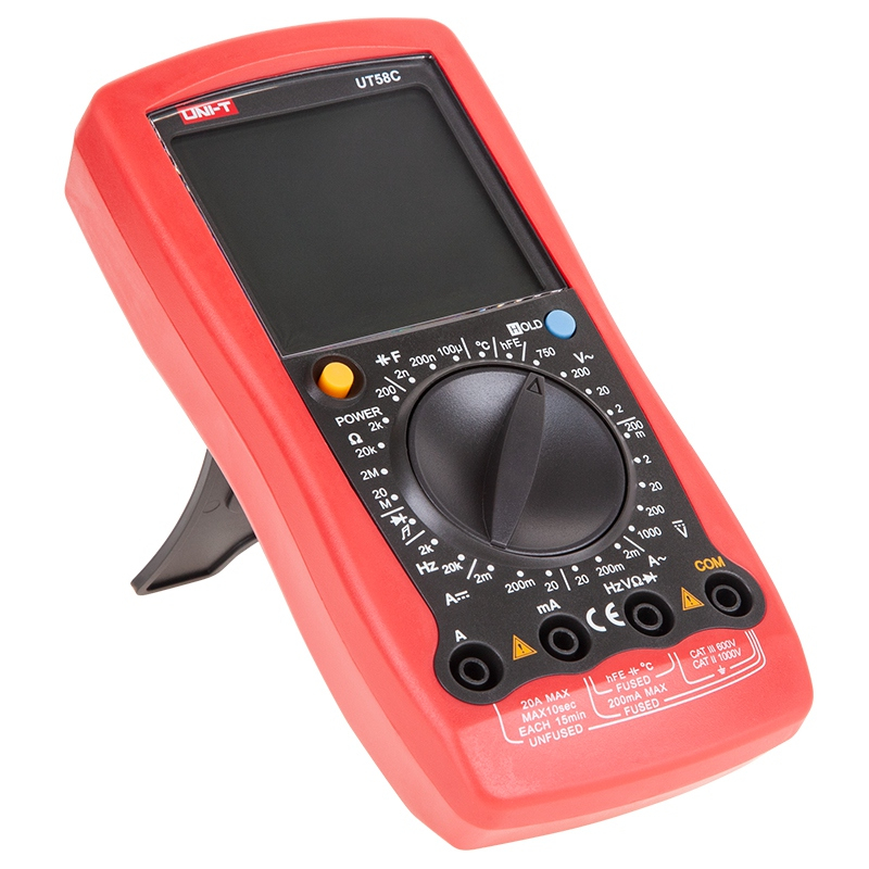 Multimetru Digital Uni-T UT58C, Temperatura 1000°C, Frecventa 20kHz, Capacitate 100µF, Oprire Automata [4]
