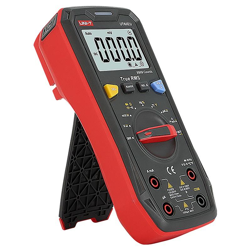 Multimetru Digital Uni-T UT60EU, True RMS, Autoscalare, CAT III 600V, Tensiune, Curent, Rezistenta, Testare Diode [4]