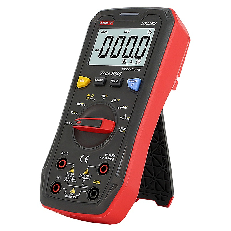 Multimetru Digital Uni-T UT60EU, True RMS, Autoscalare, CAT III 600V, Tensiune, Curent, Rezistenta, Testare Diode [3]