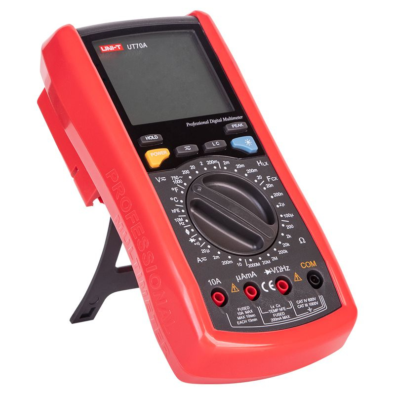 Multimetru Digital Uni-T UT70A, Inductanta 20H, Capacitate 100µF, Frecventa 10MHz, Temperatura 1000°C, Oprire Automata [4]