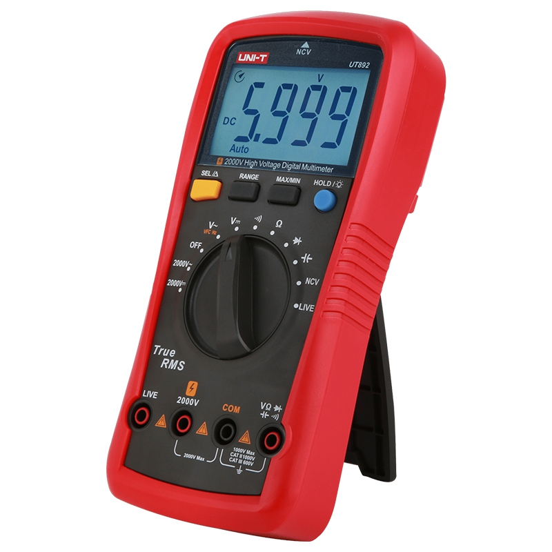 Multimetru Digital Uni-T UT892, True RMS, Autoscalare, NCV, Frecventa, Capacitate, CAT III 1000V, Iluminare [5]