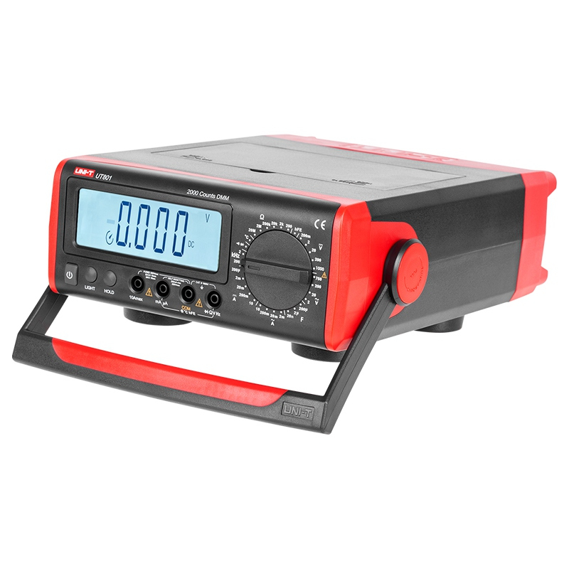 Multimetru Laborator Uni-T UT801C, Temperatura 1000°C, Frecventa 200kHz, Capacitate 200µF, Buzzer, Iluminare Fundal [3]