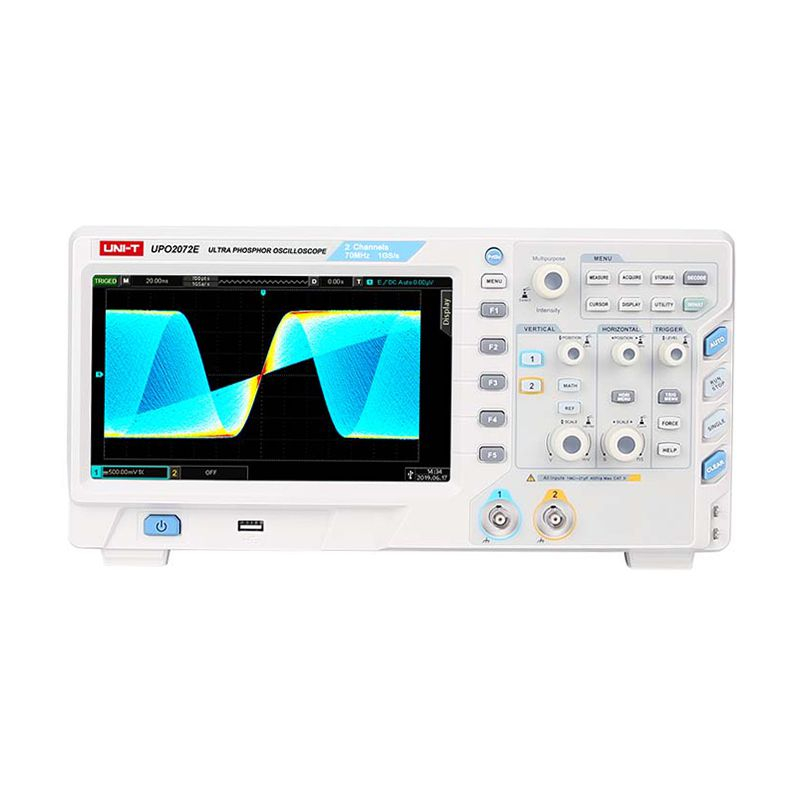 Osciloscop Digital Uni-T UPO2072E, 2 Canale, 70MHz, 1GSa/s, USB, Afisaj 8 inch [4]